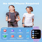 Black Kids Smart Watch Fitness Tracker with Pedometer Heart Rate Monitor and 14 Sport Modes IP68 Waterproof Watch for Boys and Girls