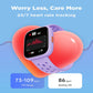 Black Kids Smart Watch Fitness Tracker with Pedometer Heart Rate Monitor and 14 Sport Modes IP68 Waterproof Watch for Boys and Girls
