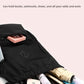 Large Drawstring Backpack Waterproof Gym Bag Lightweight Sports Sackpack with Zipper Pockets for Travel and Swimming Black