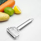 Premium Stainless Steel Dual Peeler & Julienne Cutter - 2-in-1 Vegetable Slicer with Swivel Blade - Heavy Duty Multi-Function Kitchen Tool for Potatoes, Carrots & Fruit