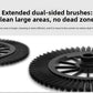 2-in-1 Manual Push Sweeper & Mop with Two Original Clothes - Handheld Floor Cleaner with Sealed Dustbin - Lightweight Cordless Design for Hardwood, Tile, and Marble Floors - Blue