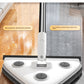 Large 35cm Triangle Cleaning Mop with Extra Long 188cm Reinforced Handle Window Squeegee & 2 Microfibre Pads for High Ceilings