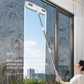 2-in-1 Window Fly Screen Cleaner Brush with Extendable 82cm Stainless Steel Handle Multifunctional Mesh Cleaning Tool for Wet and Dry Use on Glass and Carpets