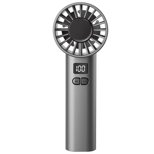 High Speed Handheld Turbo Fan 100-Speed USB-C Rechargeable – Grey