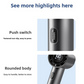Handheld Turbo Fan 3-Speed LED Display Rechargeable – Grey