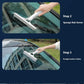 Blue 3-in-1 Window Squeegee with Built-in Spray Bottle - Dual Sided Sponge Glass Cleaner - Streak Free Tool for Shower Screens, Mirrors & Car Windows