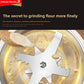 500g Large-Capacity Electric Grinder and Pulverizer with 5 Set Blades - Multi-Function 300W Kitchen Mill for Grains, Spices, Coffee Beans
