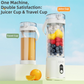 Portable Wireless Blender 600ml 20,000 RPM – USB Rechargeable Smoothie Maker