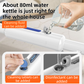 3-in-1 Spray Window Squeegee with 35cm Clean-Panel & 115cm Extension Pole - Multi-functional Spray, Scrub & Squeegee Tool with 3 Microfiber Cloths