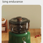 White Wireless Electric Kitchen Grinder -  Portable 150ml Baby Food Maker with 3 Stainless Steel Blades, USB Charging