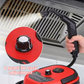 White Portable High-Pressure Steam Cleaner with 1000ml Tank & 7-Piece Pro Brushes/Spray Nozzle Kit - 131°C High-Temp Deep Cleaning Machine for Kitchen Grease and Home Sanitization