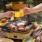BUYDEEM Grill Pan Nonstick 36cm Round BBQ Griddle Indoor or Outdoor Cooking