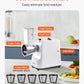Electric Cheese Grater Salad Maker, 200W Salad Shooter, Electric Vegetable Slicer Shredder Chopper for Fruits with 5 Attachments, Stainless Steel Food Cutter for Vegetables, and Cheeses
