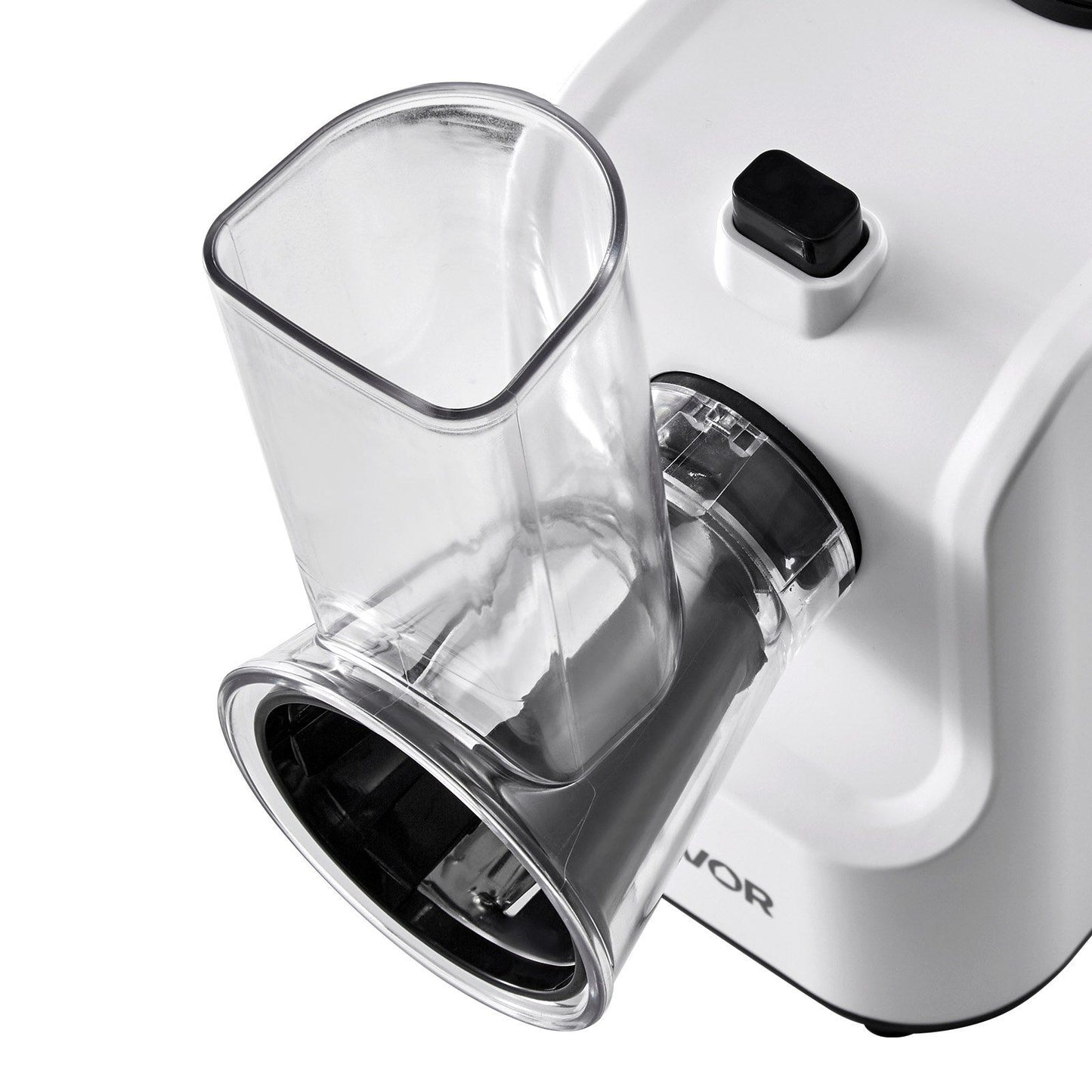 Electric Cheese Grater Salad Maker, 200W Salad Shooter, Electric Vegetable Slicer Shredder Chopper for Fruits with 5 Attachments, Stainless Steel Food Cutter for Vegetables, and Cheeses