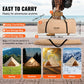 VEVOR Canvas Bell Tent 5m/16.4ft 4-Season Camping Yurt Tent with Stove Jack