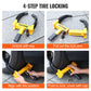 VEVOR Wheel Lock, 2 Packs Universal Wheel Clamp Lock, Adjustable Anti Theft Trailer Lock Wheel Clamp, Heavy-duty Steel Tire Lock for ATV RV SUV Car Golf Cart Boats Motorcycles, with 6 Keys