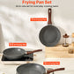 VEVOR Frying Pan Skillet, Aluminum Egg Fry Pans, 3 Piece Set (250, 280, 325 mm), Nonsitck Heavy-Duty Skillets with Heat-Resistant Handle, Chef's Kitchen Cookware, for Gas, Electric, Induction, Grey