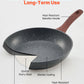VEVOR Frying Pan Skillet, Aluminum Egg Fry Pans, 3 Piece Set (250, 280, 325 mm), Nonsitck Heavy-Duty Skillets with Heat-Resistant Handle, Chef's Kitchen Cookware, for Gas, Electric, Induction, Grey