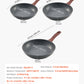 VEVOR Frying Pan Skillet, Aluminum Egg Fry Pans, 3 Piece Set (250, 280, 325 mm), Nonsitck Heavy-Duty Skillets with Heat-Resistant Handle, Chef's Kitchen Cookware, for Gas, Electric, Induction, Grey