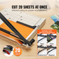 VEVOR Paper Cutter, Guillotine Trimmer, 457 mm Cut Length, 20 Sheets Capacity, Heavy Duty Guillotine Paper Cutter with Guard Rail/Blade Lock for Cardstock/Cardboard, Paper Trimmer for Home Office
