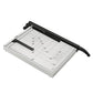 VEVOR Paper Cutter, Guillotine Trimmer, 457 mm Cut Length, 20 Sheets Capacity, Heavy Duty Guillotine Paper Cutter with Guard Rail/Blade Lock for Cardstock/Cardboard, Paper Trimmer for Home Office