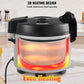 VEVOR Commercial Rice Cooker, 70-Cup Rice Cooker, 15 Liter Large Rice Cooker and Warmer with Nonstick Inner Pot, Fast Cooking and 12-Hour Keep Warm, with Rice Cup and Paddle, for Restaurant