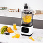 VEVOR Professional Blender with Shield, Commercial Countertop Blenders, 2L Jar Blender Combo, Stainless Steel 9 Speed & 5 Functions Blender, for Shakes, Smoothies, Peree, and Crush Ice, White