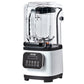 VEVOR Professional Blender with Shield, Commercial Countertop Blenders, 2L Jar Blender Combo, Stainless Steel 9 Speed & 5 Functions Blender, for Shakes, Smoothies, Peree, and Crush Ice, White