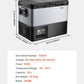 VEVOR Portable Car Refrigerator Freezer Compressor 35L Dual Zone for Car Home