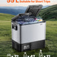 VEVOR Portable Car Refrigerator Freezer Compressor 55L Dual Zone for Car Home