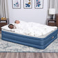 Bestway 2.03m x 1.52m x 46cm Fortech Snugable Top Air Inflatable Mattress Queen Built-in AC Pump