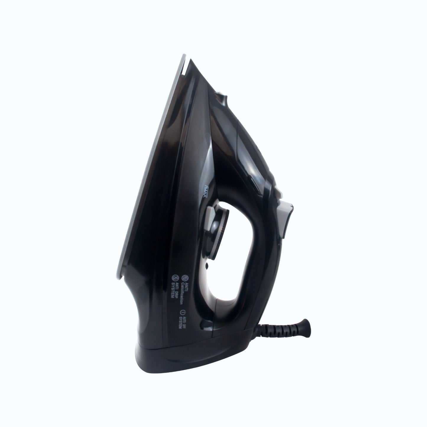 Dolphy Electric Steam Iron 2200W Non-Stick Soleplate – Professional Home Iron (Black)
