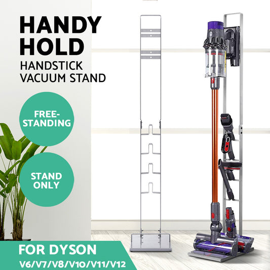Artiss Freestanding Dyson Vacuum Stand – V6 V7 V8 V10 V11 Compatible (Silver)