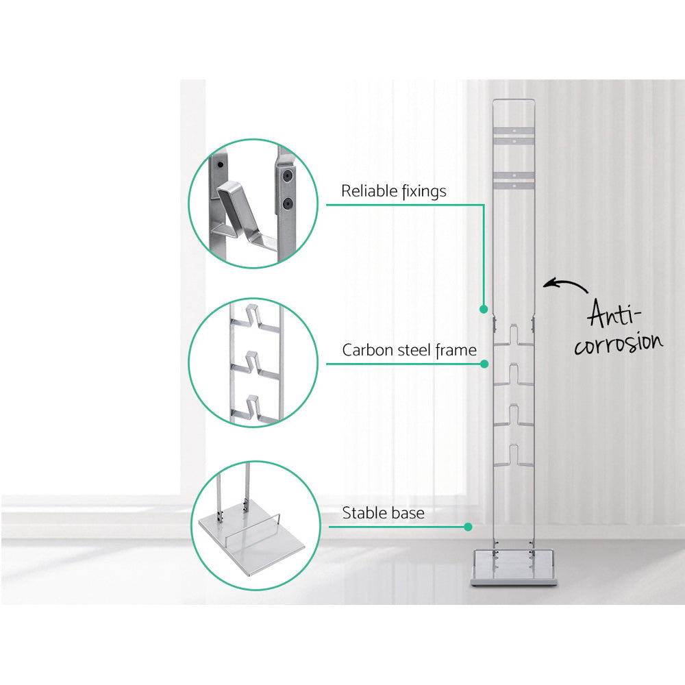 Artiss Freestanding Dyson Vacuum Stand – V6 V7 V8 V10 V11 Compatible (Silver)