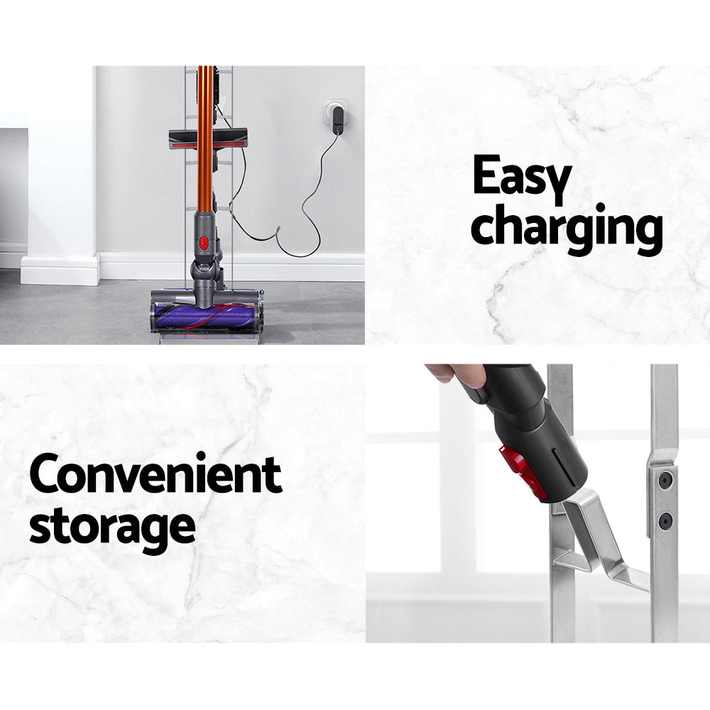 Artiss Freestanding Dyson Vacuum Stand – V6 V7 V8 V10 V11 Compatible (Silver)
