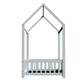 Artiss Bed Frame Wooden Kids House Frame Grey ROCK