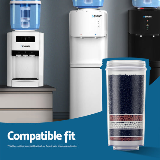 Devanti Water Cooler Dispenser 7-Stage Filter 3 Pack